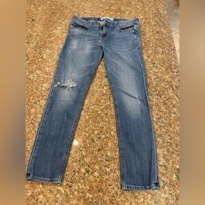Express Blue Ripped Skinny‎ Jeans